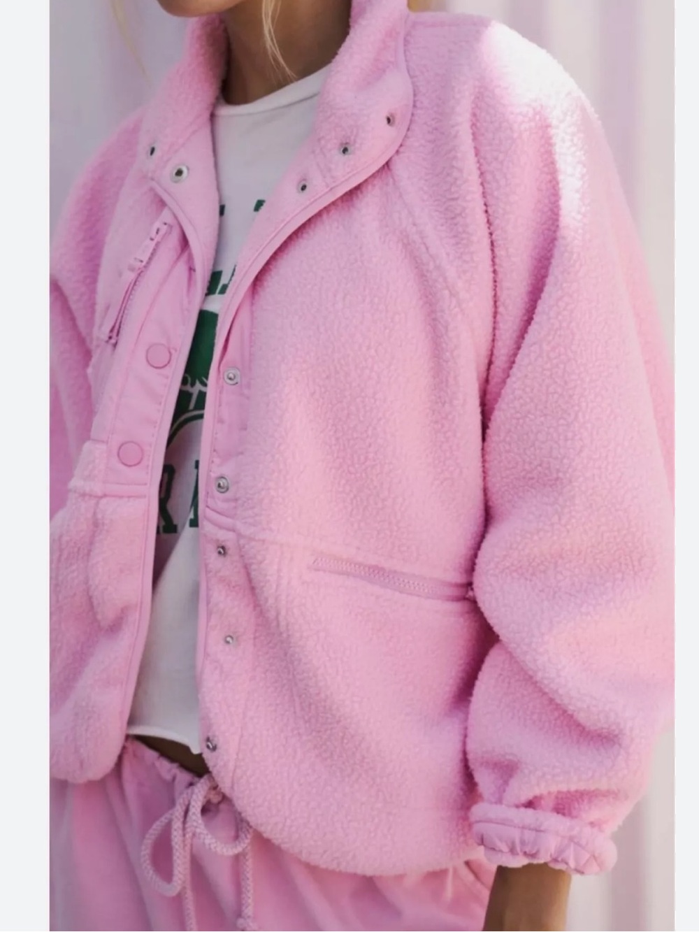 Free People Hit the Slopes fleece jacket - NWOT - Picture 5 of 11